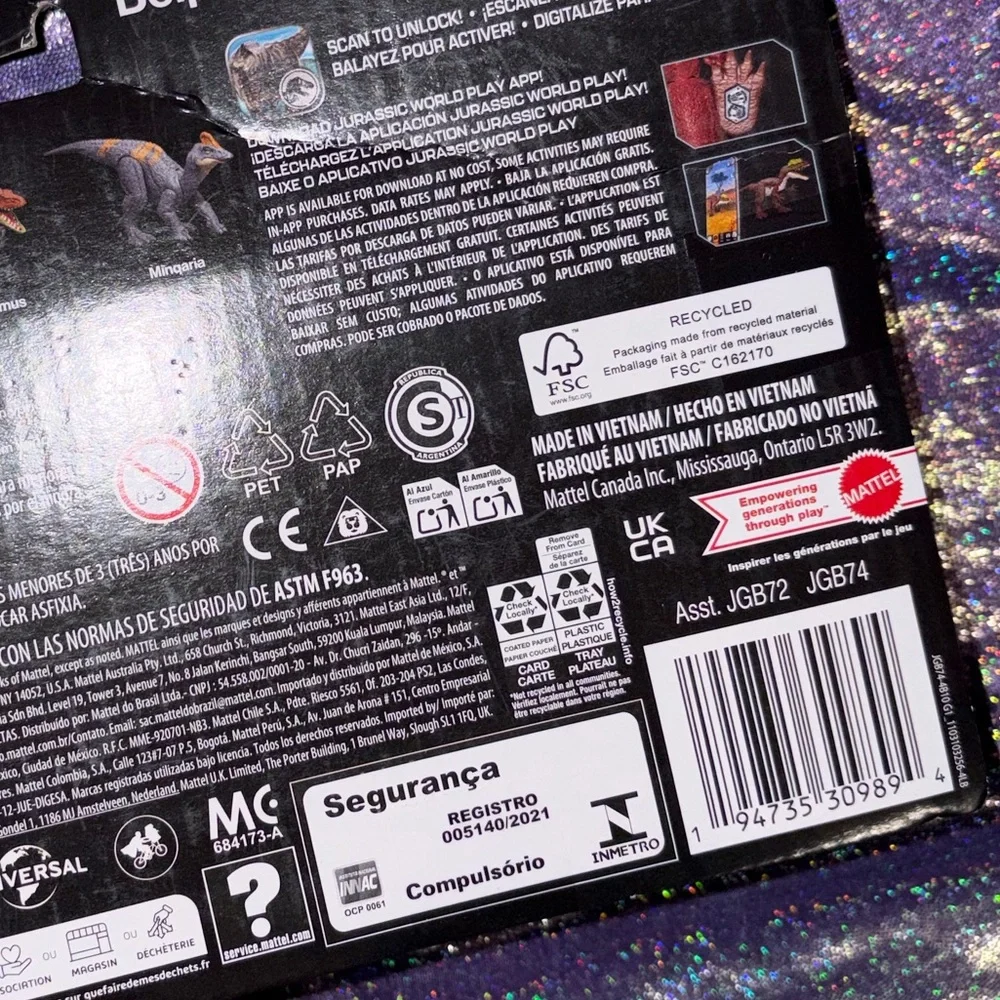 Jurassic World Rebirth Frenzy Pack BEIPIAOSAURUS